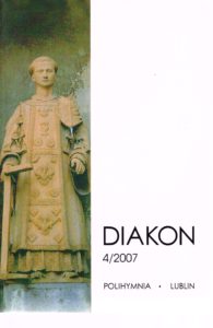okładka czasopisma Diakon 4/2007